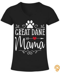 Protective great dane mama - great dane mama  gift T Shirts Sayings Women