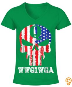 Fitted Q anon Skull WWG1WGA Political Conspiracy T-Shirt T Shirts Target